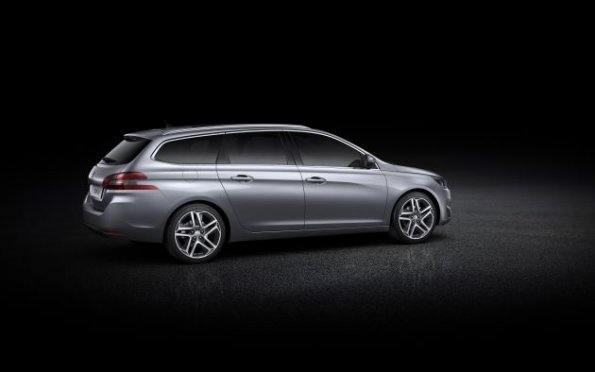 Die Silhouette des Peugeot 308 SW