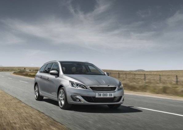 Frontansicht des Peugeot 308 SW