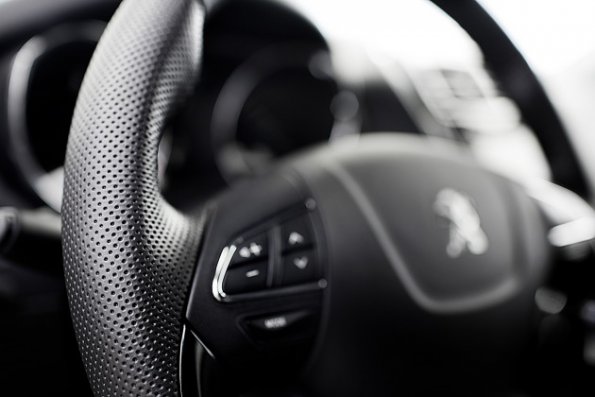 Detailaufnahme aus dem Peugeot 4008