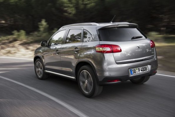 Die Heckpartie des Peugeot 4008