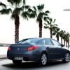 Heck- und Seitenpartie des Peugeot 508