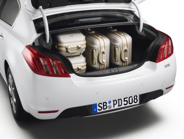 Der Kofferaum des Peugeot 508