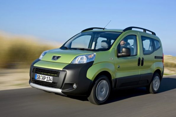 Frontansicht des Peugeot Bipper Tepee