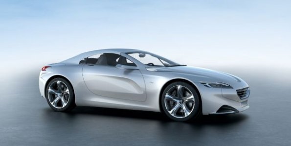 Seitenansicht des Peugeot SR1 Concept Car