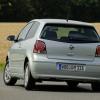 Heckansicht des VW Polo BlueMotion