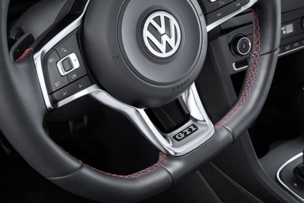 Detail aus dem Innenraum des VW Polo GTI