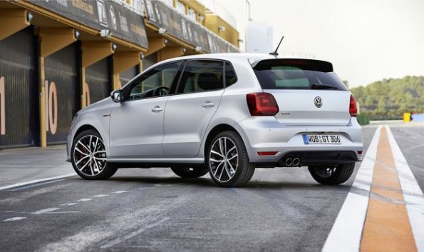 Heck- und Seitenpartie am VW Polo GTI