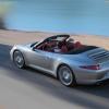 <p>Fahraufnahme mit dem Porsche 911 Carrera Cabriolet</p>