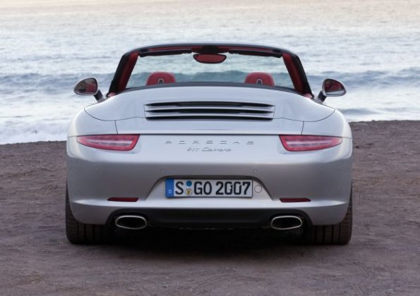 911 Carrera Cabriolet: das Fahrzeugheck