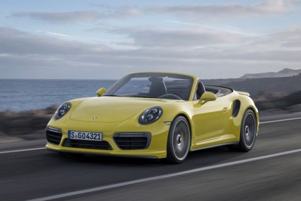 Die Frontpartie des Porsche 911 Turbo S Cabriolet