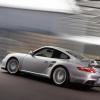 Seiten- / Heckansicht des Porsche 911 GT2