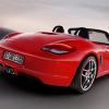 Heck- / Seitenansicht des Porsche Boxster S