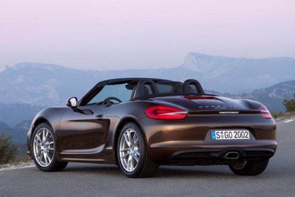 Das Heck des Porsche Boxster Cayman