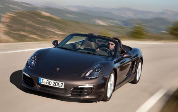 Frontansicht des Porsche Boxster Cayman