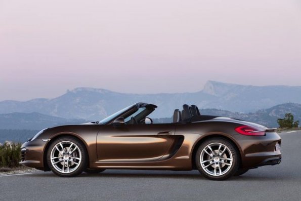 Die Silhouette des Porsche Boxster Cayman