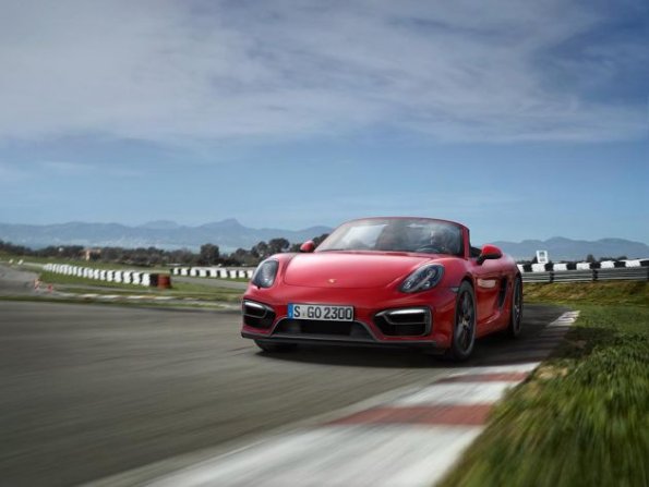 Frontansicht des Porsche Boxter GTS