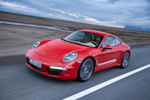 Fahraufnahme mit dem Porsche Carrera Coupé