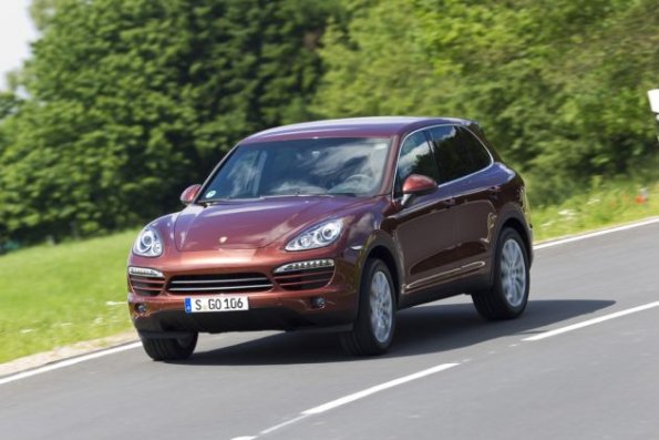 Die Frontansicht des Porsche Cayenne