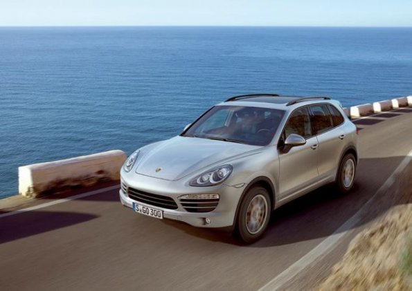 Die Frontpartie des Porsche Cayenne