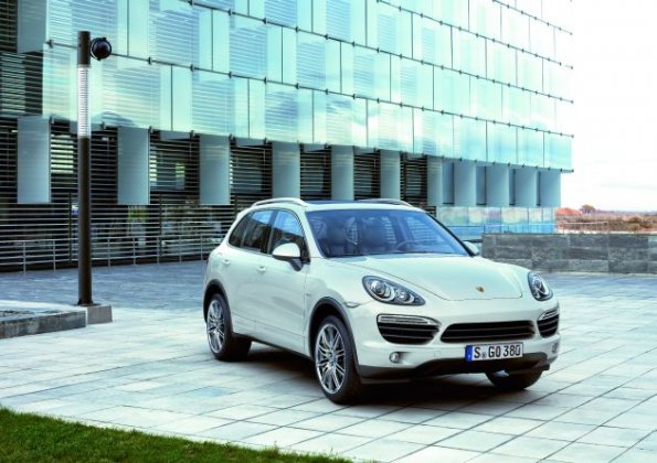 Der neue Porsche Cayenne in der Frontansicht