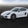 <p>Seiten- und Frontansicht des Porsche Cayman </p>