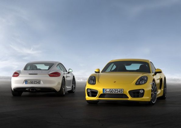 Heck und Front am Porsche Cayman und Cayman S