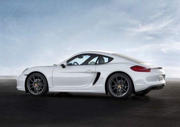 Die Silhouette des Porsche Cayman