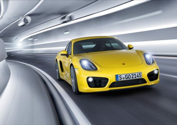 Die Frontpartie am Porsche Cayman S