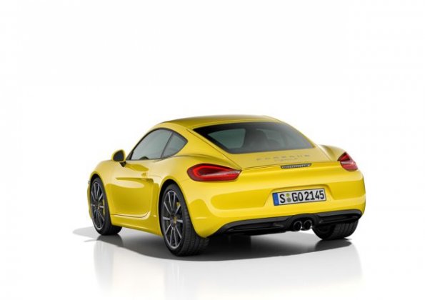 Das Heck des Porsche Cayman S