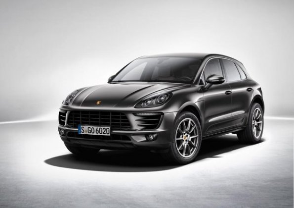 Frontpartie des Porsche Macan S Diesel