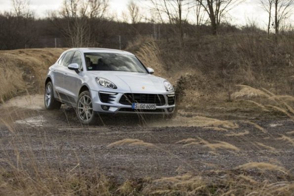 Die Frontpartie des Porsche Macan S Diesel