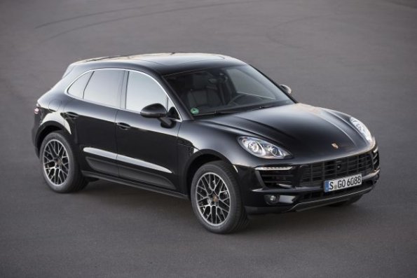 Seitenansicht des Porsche Macan S