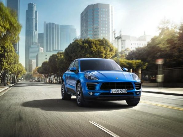 Die Frontpartie des Porsche Macan