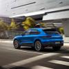 <p>Heck- und Seitenansicht des Porsche Macan</p>