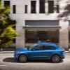 <p>Die Seitenansicht des Porsche Macan</p>