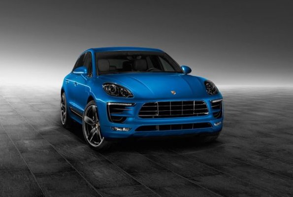 Frontansicht des Porsche Macan