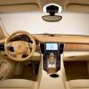 <p>Die Armaturentafel im Porsche Panamera</p>