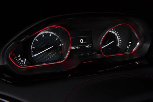 Detail aus dem Preugeot 208 GTi