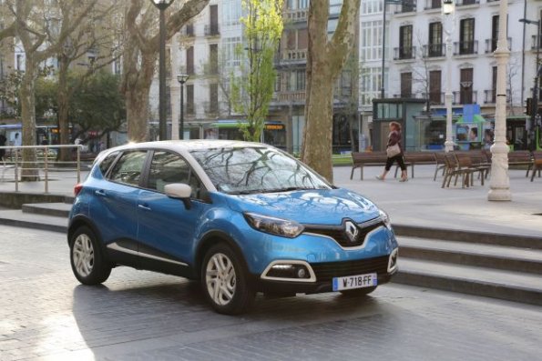 Front- und Seitenansicht des Renault Capture