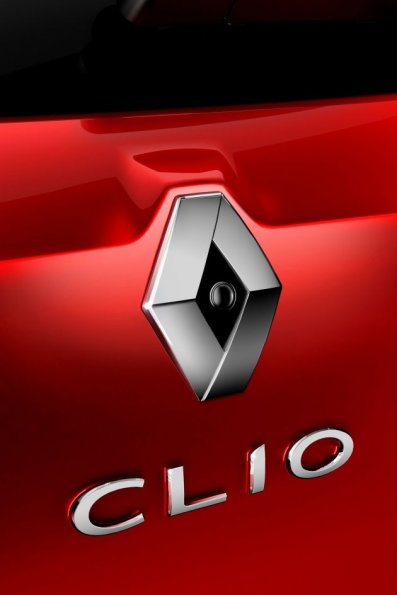 Der Renault Clio in einer Nahaufnahme 