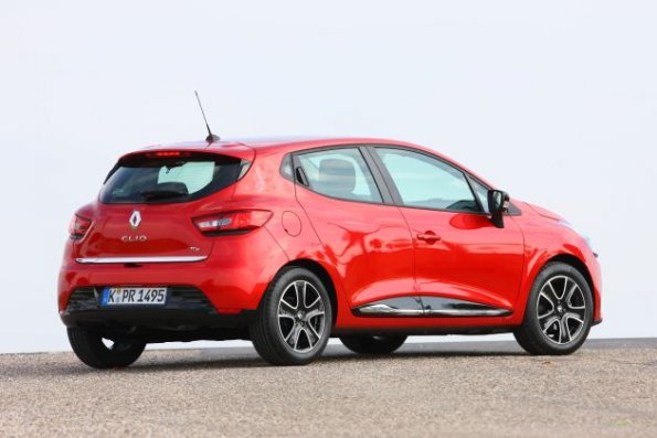 Das Heck des Renault Clio