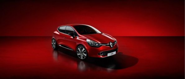 Front- und Seitenansicht des Renault Clio