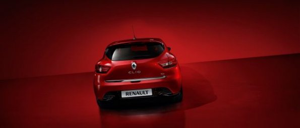 Das Heck des Renault Clio