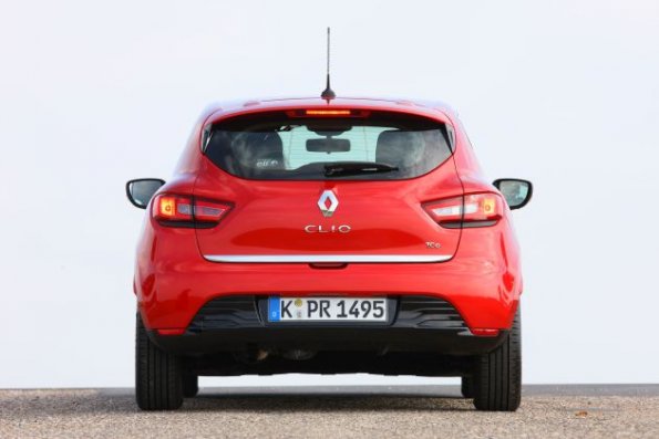 Das Heck des Renault Clio