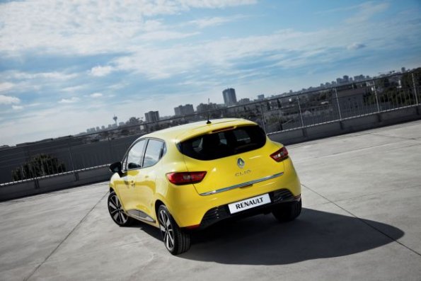 Die Heckpartie des Renault Clio 2012