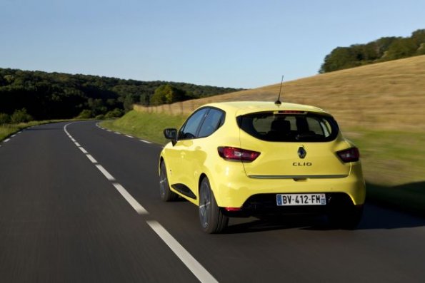 Die Heckpartie des Renault Clio 2012