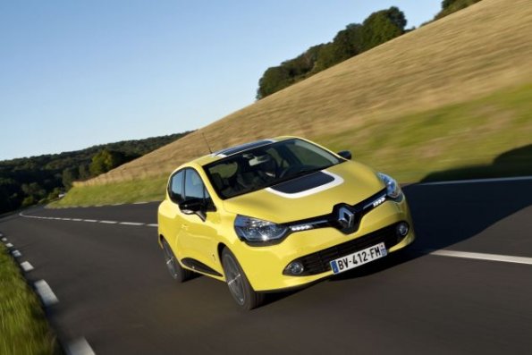 Die Frontansicht des Renault Clio 2012