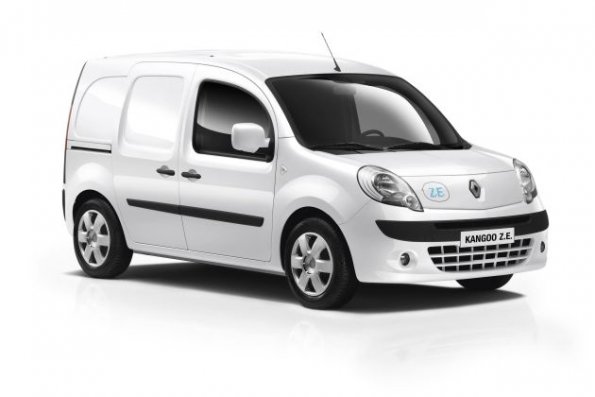 Front- und Seitenansicht des Kangoo Rapid Z.E