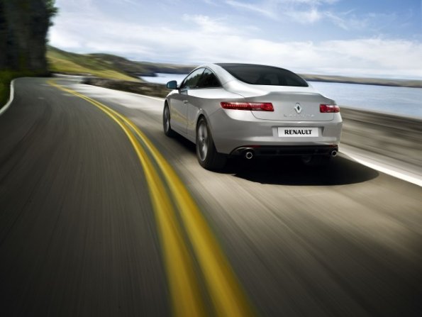 Die Heckpartie des Renault Laguna Coupé