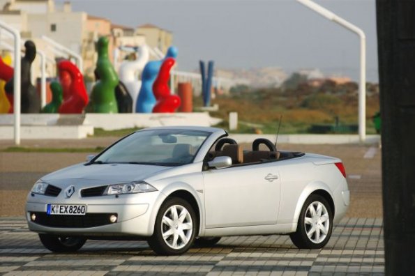 Seitenansicht des Renault Megane Cabriolet Coupé